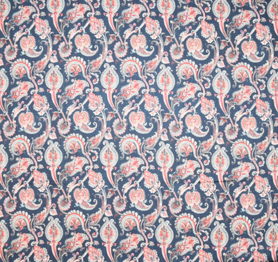 Printed Premium Cotton Vintage Dark Blue