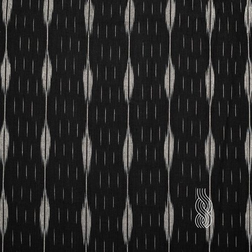 Ikat Cotton Black & White