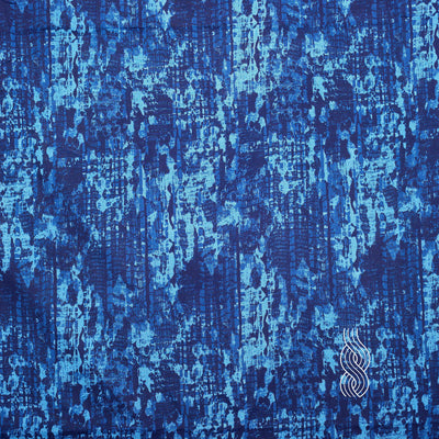 Printed Cotton Random Blue