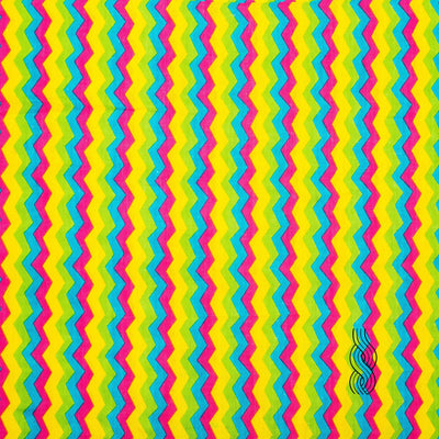 Printed Cotton Zig Zag Multi Colour 1