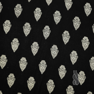 Printed Cotton Kalash BW