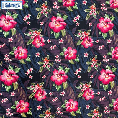 Printed Premium Cotton Pink Big Floral